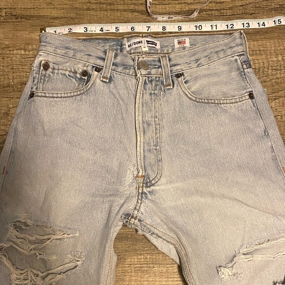 Re/Done Levi’s high waisted jeans Size 24 - Picture 17 of 17